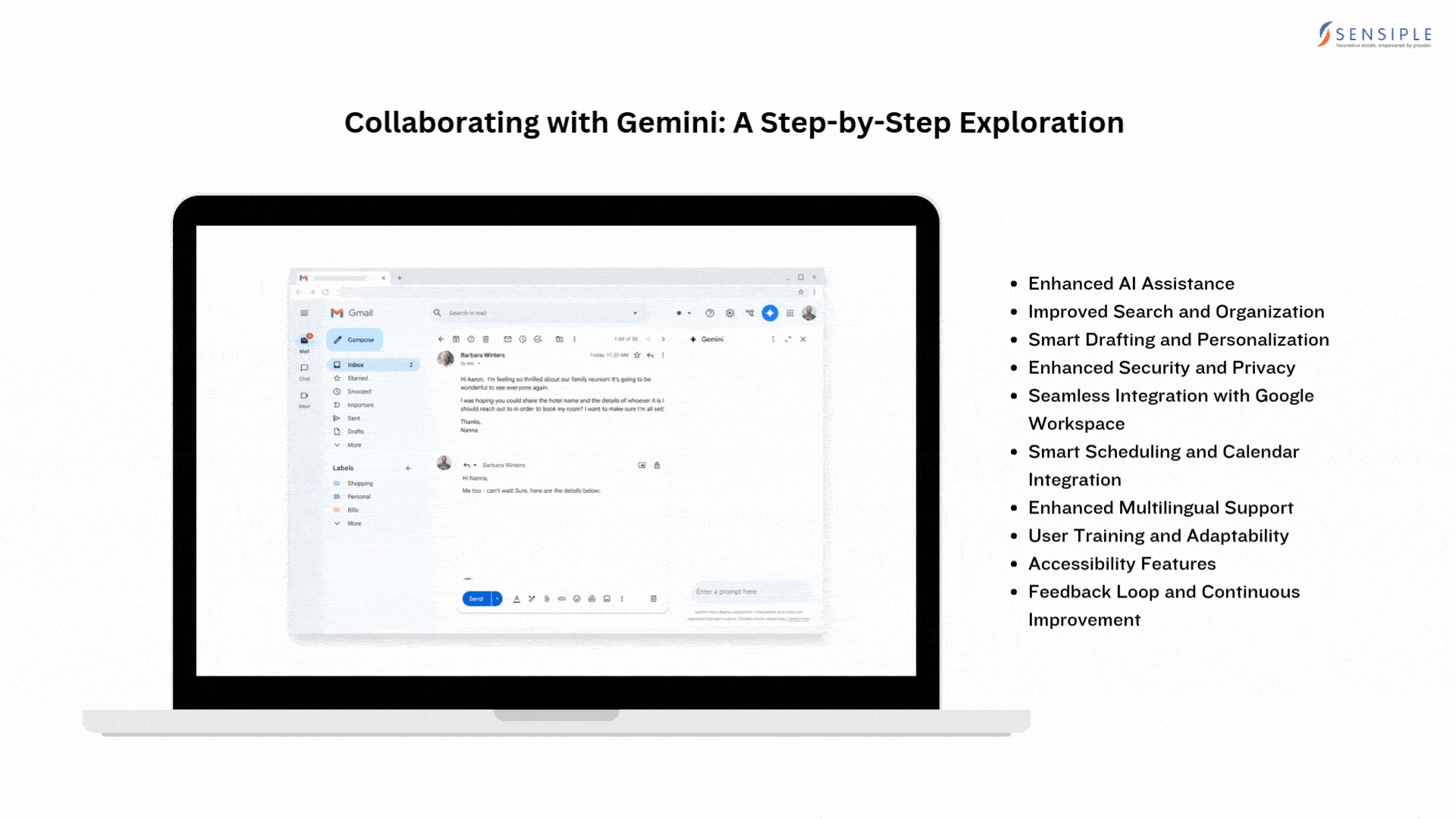 Collaborating Gemini with Gmail